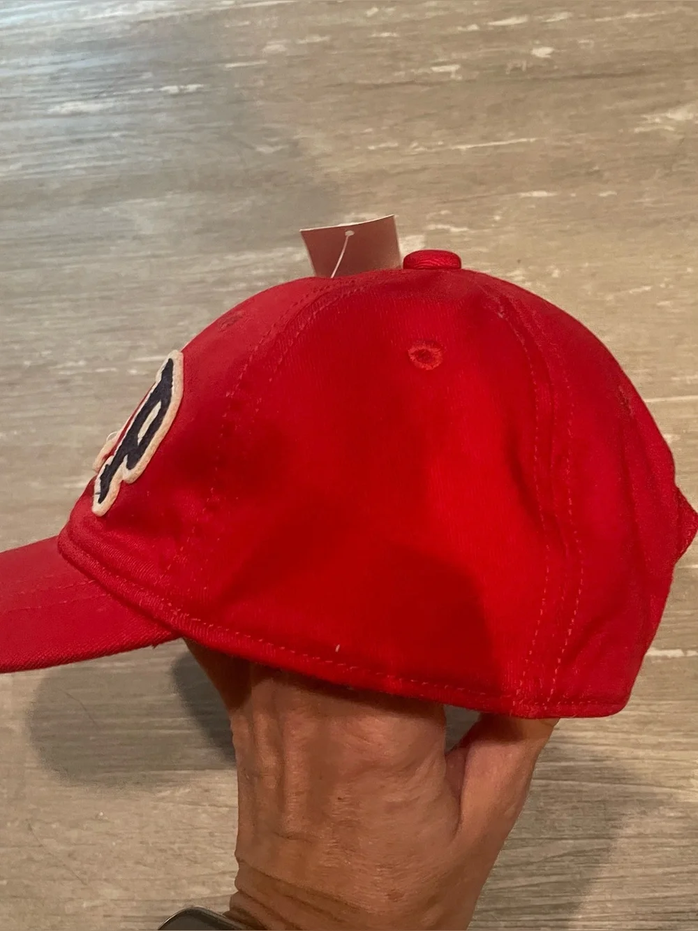 12-24m XS/S NWT Gap Toddler Baseball Hat Cap in Red with navy blue